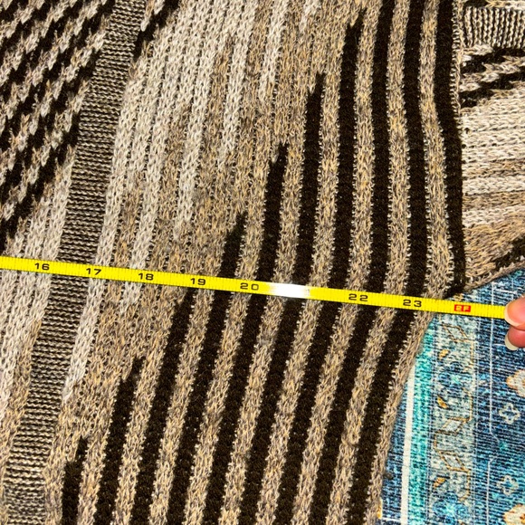 Vintage Chunky Sweater In Shades Of Brown, Men’s Size Large - Picture 5 of 5